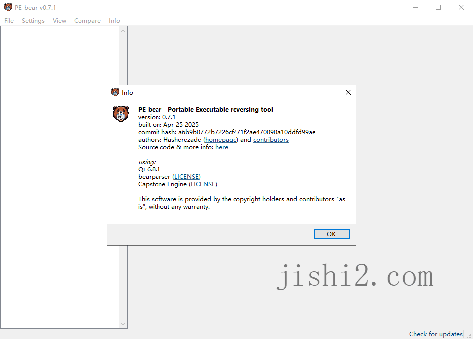 PE-bear文件分析工具v0.7.1绿色版